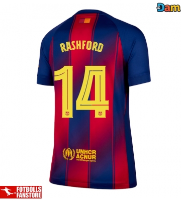 Barcelona Marcus Rashford #14 Hemmatröja Dam 2025-26 Kortärmad